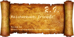 Reichenbach Iringó névjegykártya